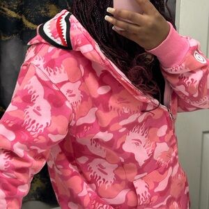 COPY - BAPE HOODIE | PINK | SIZE SMALL